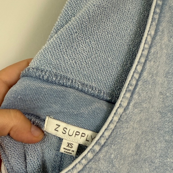 Z Supply Light Blue Denim overalls - Picture 3 of 7
